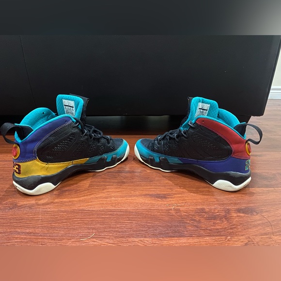 Nike Air Jordan 9 Retro Size 6Y Dream it Do It Black Red 302359-065 - Picture 7 of 9